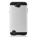 Wholesale LG X Power 2, Fiesta LTE, X Charge Armor Hybrid Case (Silver)